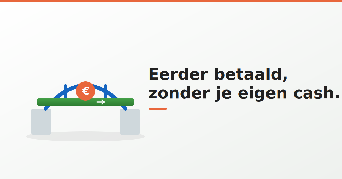 Illustratie bij: Eerder betalen, zonder je eigen cash aan te spreken